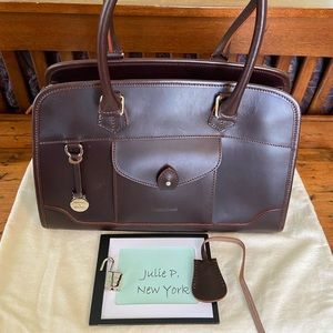 Dooney & Bourke Alto MB517 Medium Rounded Satchel in  Brown